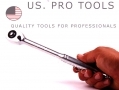 US PRO Professional Trade Quality 1/2” Drive Quick Release Reversible ratchet Handle 72 Teeth US4085 *Out of Stock*