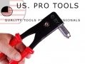 US PRO Rivet Gun For Plastic Rivets with Self Adjusting Jaws US5411 *Out of Stock*