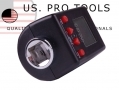 US PRO Professional Digital Torque Adapter Driver 1/2\" Certificate of Calibration 40-200 Nm US6751 *Out of Stock*