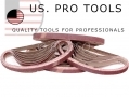 US PRO 10 x 330mm Aluminium Oxide Sanding Belts for Air Belt Sanders 25 Pack US8025 *Out of Stock*