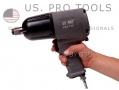 US PRO Professional 3/4 Industrial Twin Hammer Air Impact Gun 1200Nm US8521 *Out of Stock*