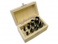 8pc Professional Wood Plug Cutters in Wooden Box WW132 *Out of Stock*