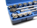 Trade Quality 21 Piece 3/4\" inch Metric Ratchet and Socket Set 6 Point Single Hex SS116 *Out of Stock*