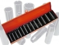 Professional 14 Piece 1/2\" Drive Deep Impact Sockets 10-32mm in Metal Case 0694ERA *Out of Stock*
