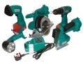 6 Piece 18v Volt Cordless Tool Kit Drill Jigsaw 0896ERA *Out of Stock*