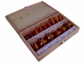 Schneider 15 Pc Router Bit Set Wooden Case 300-10171 *Out of Stock*