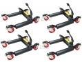 Professional 12\" 1500lb Hydraulic Vehicle Lifting/Moving Dolly Jack Set of 4 1061ERA *Out of Stock*