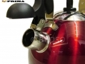 Prima 2.5L Stainless Steel Whistling Kettle  in Red 11125C *Out of Stock*