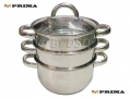 Prima 3 Piece 18cm 3 Tier Steamer Set  11134C *Out of Stock*