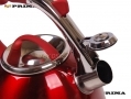 Prima 3.5L Stainless Steel Whistling Kettle with Silicone Handle in Red 11144C *Out of Stock*