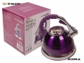 Prima 3.5L Stainless Steel Whistling kettle with Silicone Handle in  Purple 11146C *Out of Stock*