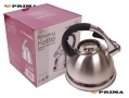 Prima 3.5L Stainless Steel Whistling kettle with Silicone Handle in Silver 11147C *Out of Stock*