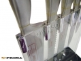 Prima 5 Piece Knife Set in a Clear Glass Effect Block 13077C *Out of Stock*