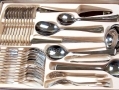 Waltmann und Sohn 95 Piece Clarence Cutlery Set in Gloss Finish Mahogany Wood Effect Canteen Case 14101C *Out of Stock*