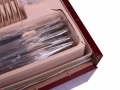 Waltmann und Sohn 95 Piece Sandringham Cutlery Set in Gloss Finish Mahogany Wood Effect Canteen Case - Inner Tray/Case Damaged  14146C-RTN1 (DO NOT LIST) *Out of Stock*