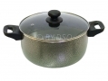 Prima 30cm Aluminium Non-Stick Sauce Pot with Glass Lid 15045C