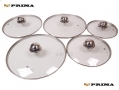 Prima Chef Quality 5pc Non-Stick Cookware Set with Tempered Glass Lids in Cream 15179C *Out of Stock*