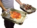 Prima 4 Piece Roasting Tin Baking Tray Dishes with Grills 17097C *Out of Stock*