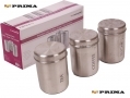 Prima Stainless Steel Coffee Sugar Tea Canisters 17154C *Out of Stock*