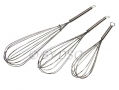 Prima 3 Piece Chrome Balloon Whisks 20cm 25cm and 30cm 18114C *Out of Stock*
