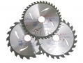 Professional 3 Piece 185mm TCT Circular Saw Blades 20, 24 and 40 Teeth 2519ERA *Out of Stock*
