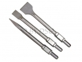 Professional 3 Piece Concrete Breaker Chisel Set to Fit 0903ERA and 0904ERA 410mm Long 2807ERA *Out of Stock*