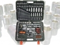 Trade Quality 215 pc 1/4\" 3/8\" and 1/2\" Chrome Vanadium Socket Set 52110C *Out of Stock*