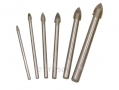 6 Piece Glass and Tile Drill Bit Set 58076C *Out of Stock*