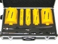 11 Piece Diamond Core Drill Set Missing 38x170x4 mm Core Drill -Grub Screws Dent on Case 65047C-RTN1 (DO NOT LIST) *Out of Stock*