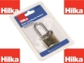 Hilka 40mm Solid Brass Long Padlock Fully Hardened Shackle with 3 Keys HIL70720040 *Out of Stock*