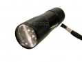 Mini 9 LED Aluminum Pocket Torch Black with Strap 81198CBK *Out of Stock*
