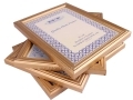 4 Pack 8 x 6 inch Wooden Photo Frames in Gold 8x6BGPH *Out of Stock*
