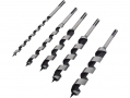 Am-Tech 5 Piece Precision SDS 230mm Machined Auger Bit Set with Hex Shank AMF1375  *Out of Stock*