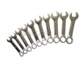 Am-Tech Professional 10 Piece Stubby Combination Spanner Set 10-19mm AMK2000 *Out of Stock*
