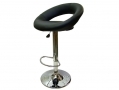 Apollo Pair of Eclipse Design Faux Leather Bar Stools in Black AP8205 *Out of Stock*
