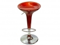 Apollo Pair of Hydraulic Bar Stools Bombo Style in Red AP8206 *OUT OF STOCK*