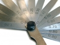 Professional Trade Quality 13 Blade Metric Feeler Gauge 65 Mn Steel .05 to 1.0mm AU212 *Out of Stock*