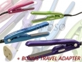 BaByliss Pro 200 Nano Mini PURPLE Hair Straightener with 230v Travel Adapter 2856NDU PURPLE *Out of Stock*