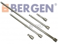 BERGEN Professional 5 Piece 3/8 inch Dr Wobble Extension Bar Set Damaged Packaging and Rust Spots BER4009-RTN1 (DO NOT LIST) *Out of Stock*