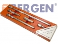 BERGEN Professional 5 Piece 1/2\" Dr Straight Extension Bar Set BER4004 *Out of Stock*