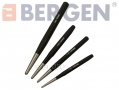 BERGEN 28 Piece Comprehensive Punch and Chisel Set Few Rust Spots BER1959-RTN1 (DO NOT LIST) *Out of Stock*