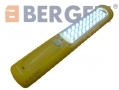 BERGEN 30 LED Worklight, Dynamo Windup Recharge 240v and 12v in Yellow BER5351 *Out of Stock*
