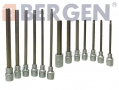 BERGEN Trade Quality 30 Piece Hex Allen Key Set S2 Steel in Blow Moulded Case BER1107 *Out of Stock*