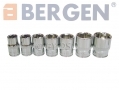 BERGEN Professional 20 Piece 3/8\" Drive Shallow and Deep Socket Set BER1021 *Out of Stock*