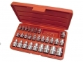 BERGEN Professional 28 Piece 1/4" 3/8" and 1/2" Drive Star Socket Set BER1101 *Out of Stock*