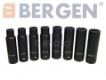 BERGEN Professional 22 Piece 1/2\" Drive Deep Impact Socket Set BER1302 *OUT OF STOCK*