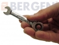 BERGEN Professional 12pc 72 Teeth Stubby Ratchet Spanner Set 8 - 19mm BER1892 *Out of Stock*