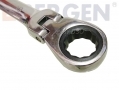 BERGEN Professional Trade Quality 6 Piece 72 Teeth Flexible Double Ring Ratchet Spanner Set BER1895 *Out of Stock*