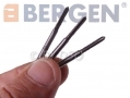 BERGEN Engineers Quality M3 X 0.5P Taper Intermediate and Plug Finishing Metric Tap Set BER2562 *Out of Stock*
