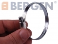 BERGEN 50 Pack Jubilee Hose Pipe Clamp Clips For Air Water Fuel Gas 50 to 70 mm BER2719 *Out of Stock*